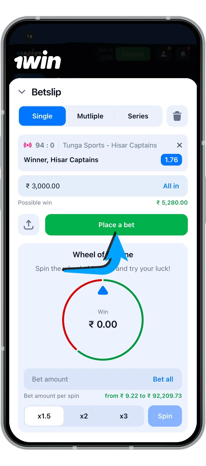 1win कैसीनो में दांव लगाने के तरीके के बारे में जानकारी प्राप्त करें।
