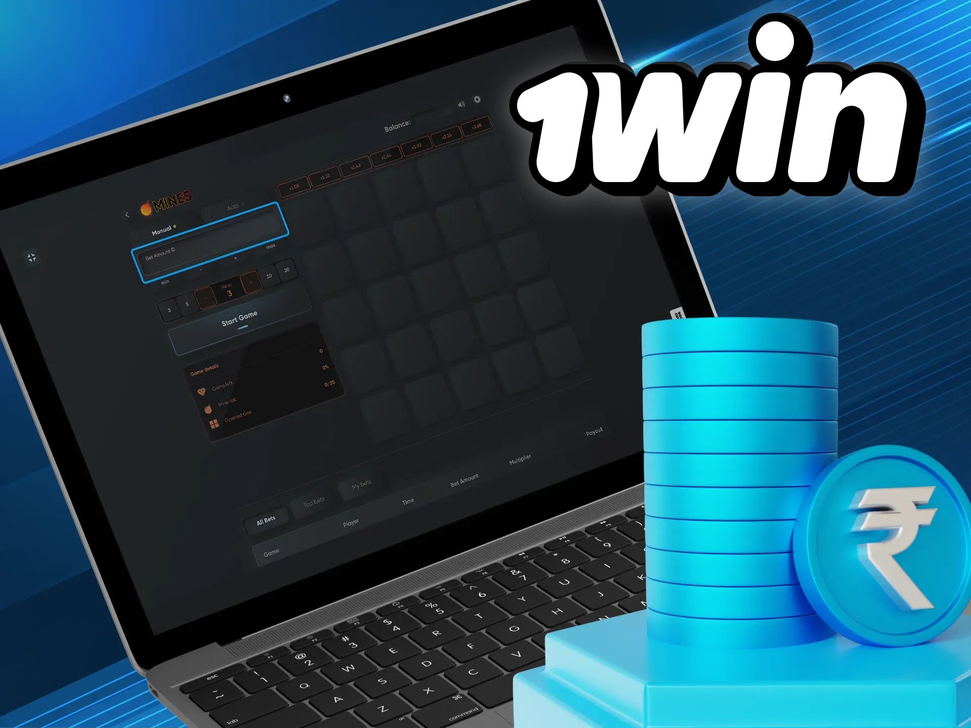 1win ऑनलाइन कैसीनो में जीतने के लिए मेरे खेल में अपना दांव लगाएं।