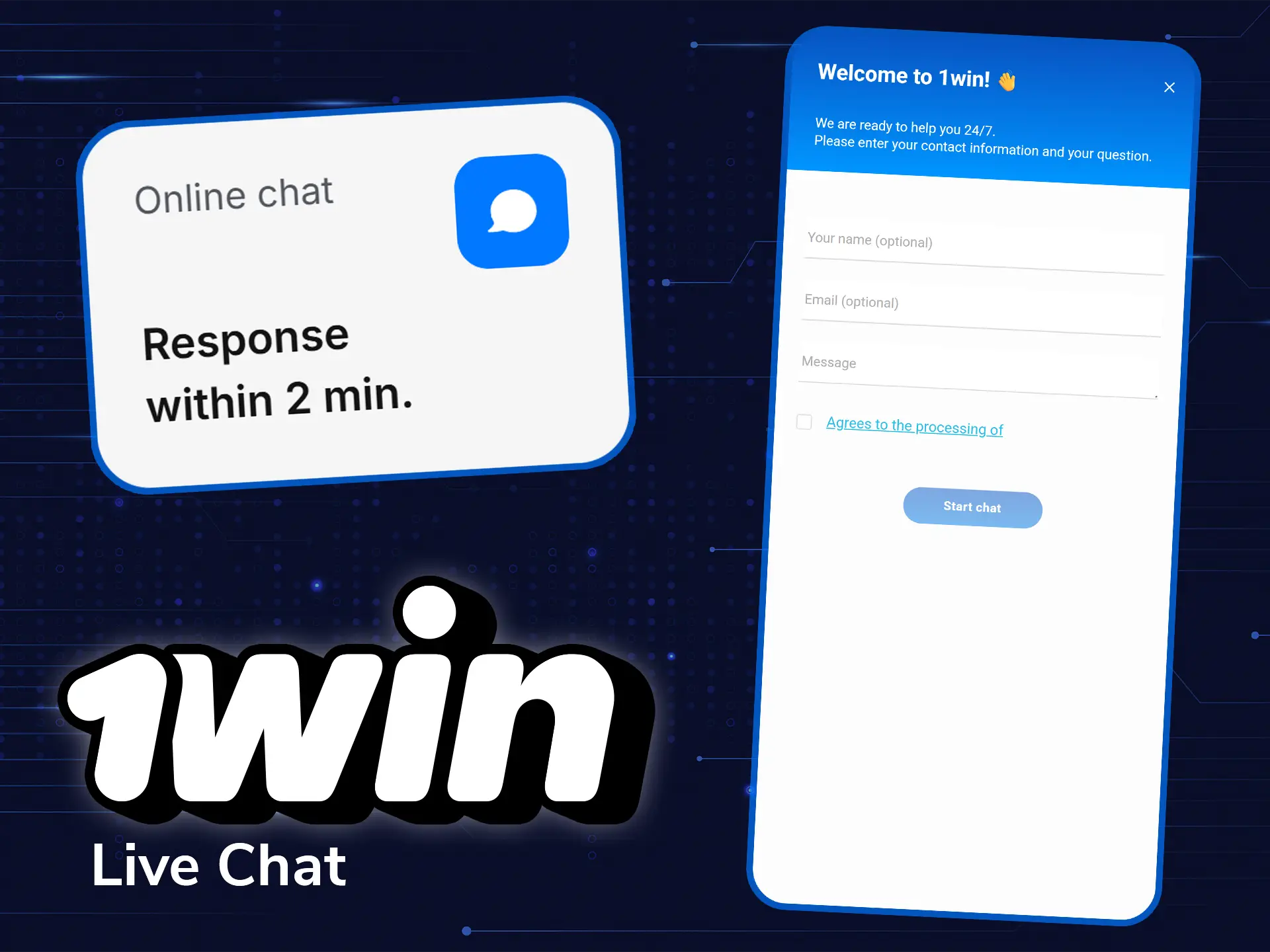 If you have any questions, contact 1Win live chat.