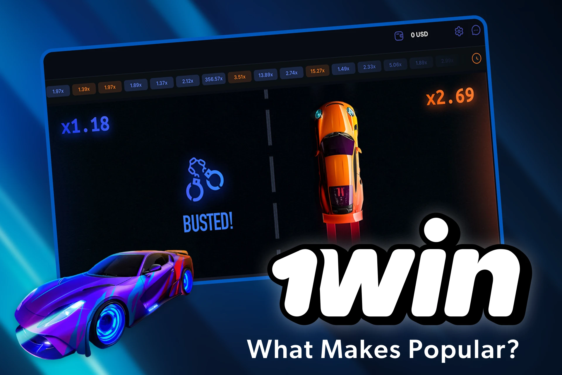 Speed and Cash is a simple and quick game that can attract and involve any person.